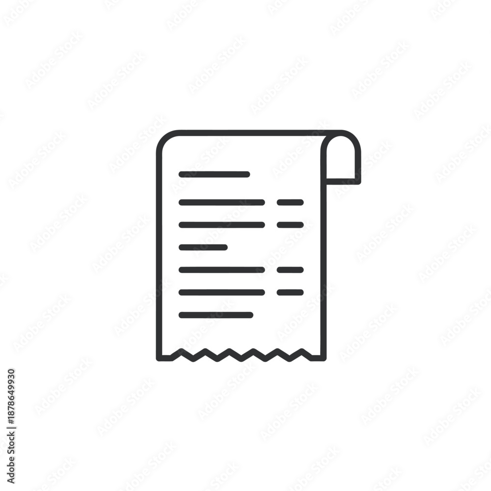 Fototapeta premium Close-Up of a Tightly Coiled Paper Scroll Isolated on White Background