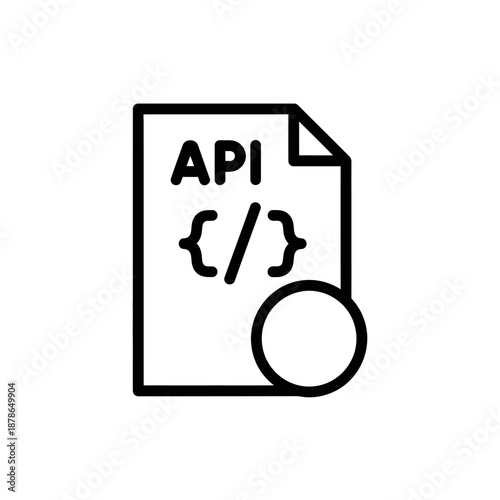 Close-up of a Technical API code document with digital circuitry