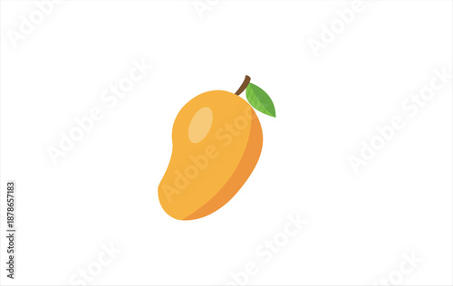 mango vector art, mango with white background 