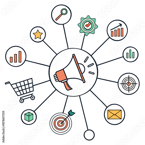 Coffee Shop and Cafe Line Art Icons for Restaurant Menu and Branding Design