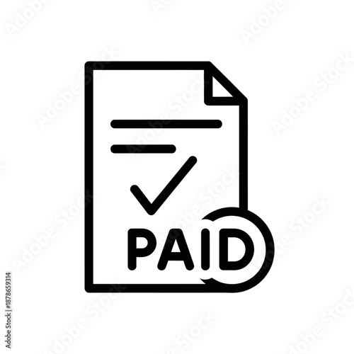 Digital Payment Confirmation Icon Showing Successful Transaction