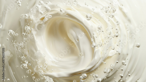 moisturizer cream liquid wave background, skin care beauty product 