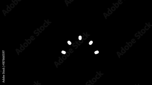 Add visual flair to your projects with this crisp white burst animation, great for transitions and emphasizing moments. 