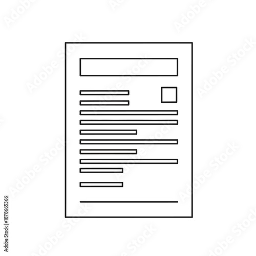 Document Form with Checklist and Text Fields for Data Entry or Application Process