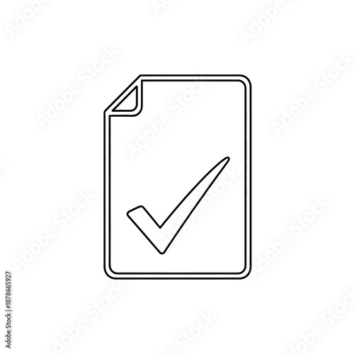 High-Quality Document Icon with Checkmark for Verification and Approval Free Download High-Quality Document Icon with Checkmark for Verification and Approval - GFXLoad