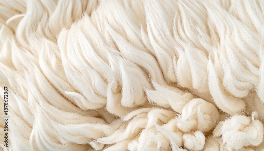 Obraz premium Alpaca fleece fine fiber pattern, premium textile-style surface