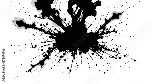 A sleek black chocolate bar with sharp edges stands out against a clean white background,