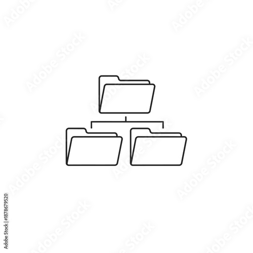 Organized Digital File Folder Structure for Cloud Storage and Archiving