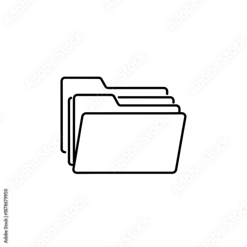 Organized File Folder System for Digital Document Management