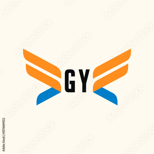 GY Initials Logo Business Template Vector icon