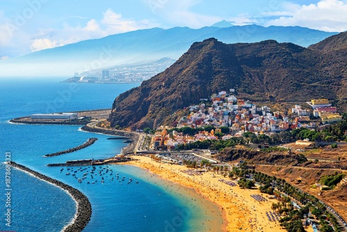 Tenerife, the Canary Island off the coast of West Africa, is a popular tourist destination.