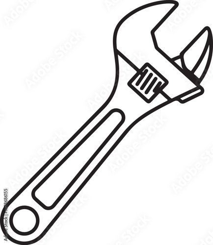 Minimal line icons of household tools designed for designers, developers, and content creators needing clean visual assets. Generative Ai