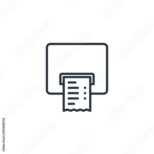 Printer with Printed Document for Office and Business Use