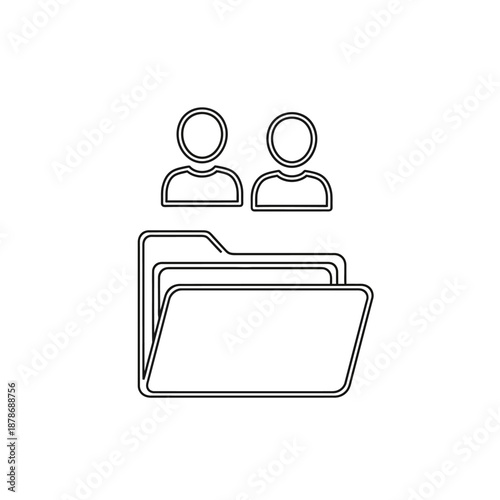 Professional Business Meeting with Two People Discussing Documents in Office Setting