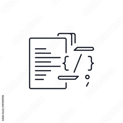 Professional Technical Document Analysis and Coding Illustration for Digital Content Creation