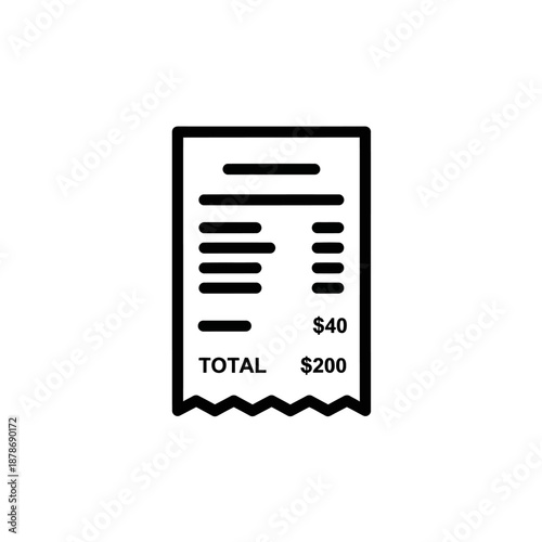 Receipt with Total Amount and Payment Details for Grocery Purchase