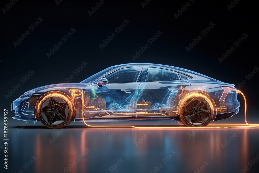 custom made wallpaper toronto digitalFuturistic Electric Car Concept