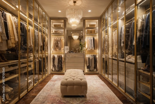 Wallpaper Mural Luxurious Walk-In Closet Torontodigital.ca