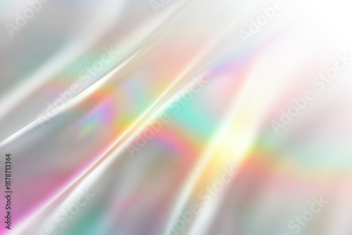 transparent holographic rainbow light effect background