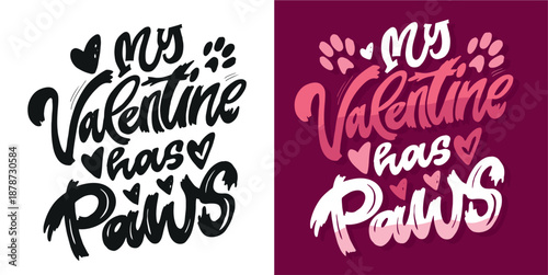 Valentine's Day core. Hand drawn doodle lettering quote about Love. Lettering for t-shirt design, mug print, bag print, clothes fashion. 100% hand drawn vector image.