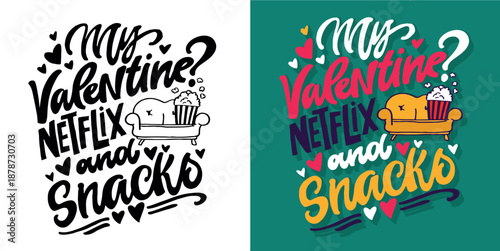 Valentine's Day core. Hand drawn doodle lettering quote about Love. Lettering for t-shirt design, mug print, bag print, clothes fashion. 100% hand drawn vector image.