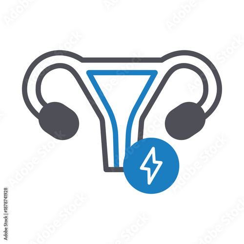 Uterus Pain Vector Icon which can easily modify or edit
