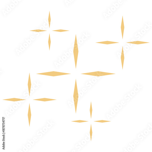 Golden Sparkle Stars