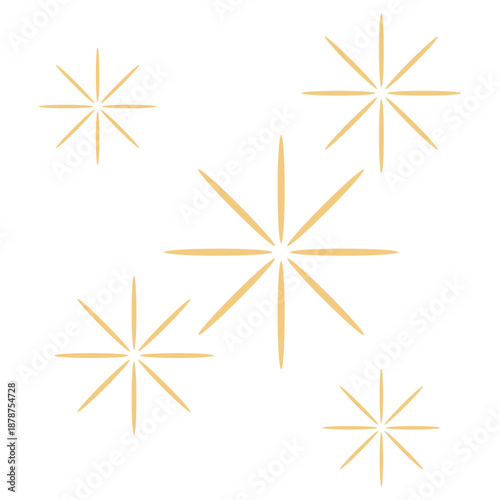 Golden Sparkle Stars