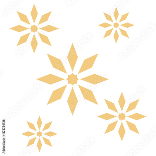 Golden Sparkle Stars
