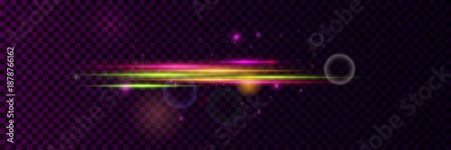 Modern abstract high-speed light effect. Futuristic dynamic movement.