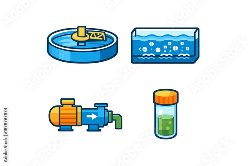 Water treatment icons