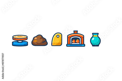 Pottery Craft Progression Icons
