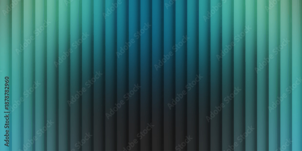 Fototapeta premium Futuristic Glass Distortion Gradient Background Featuring Texture, Vertical Wave Lines, Grain Effect, and Cool Neon Blurry Lighting. Glass, Abstract, Modern Backgrounds.