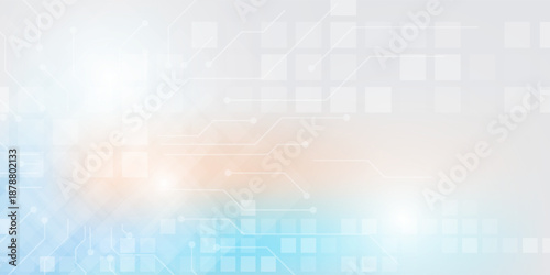 abstract space ray circuit cyber high technology business background