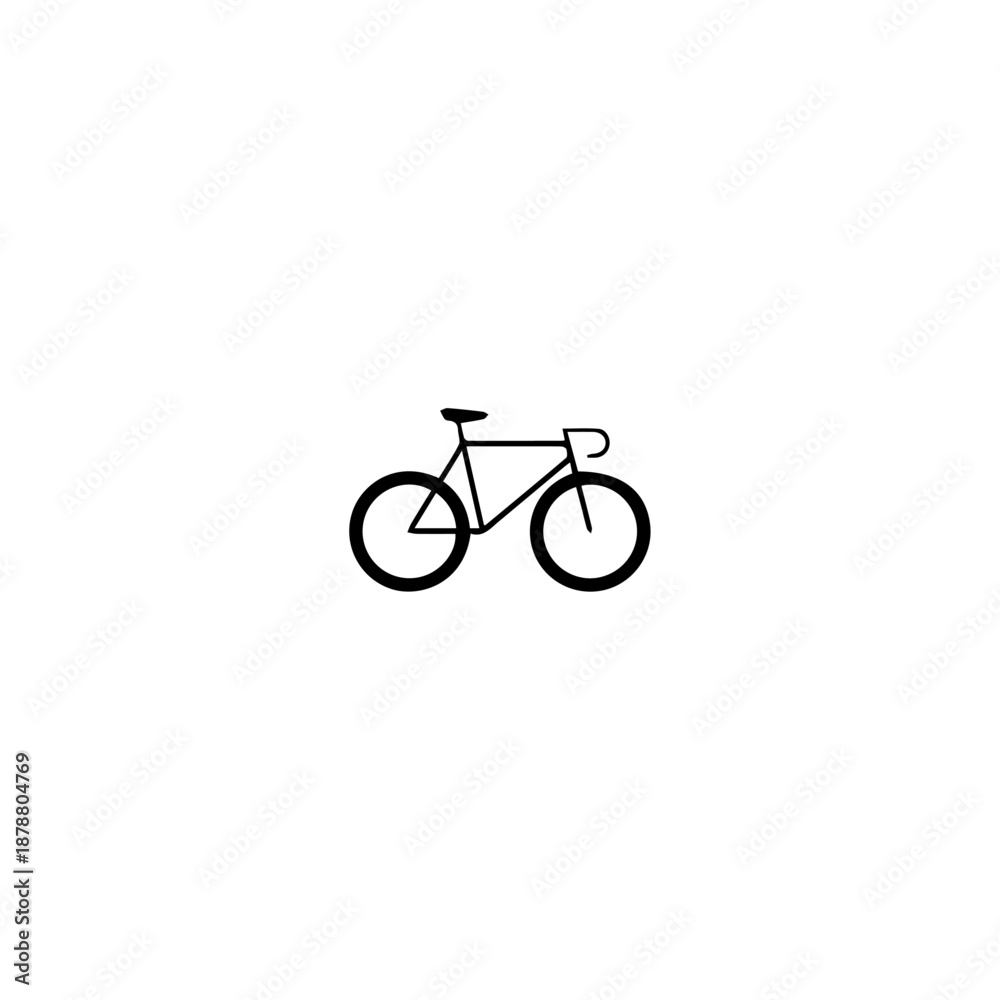 Fototapeta premium bicycle icon on white background