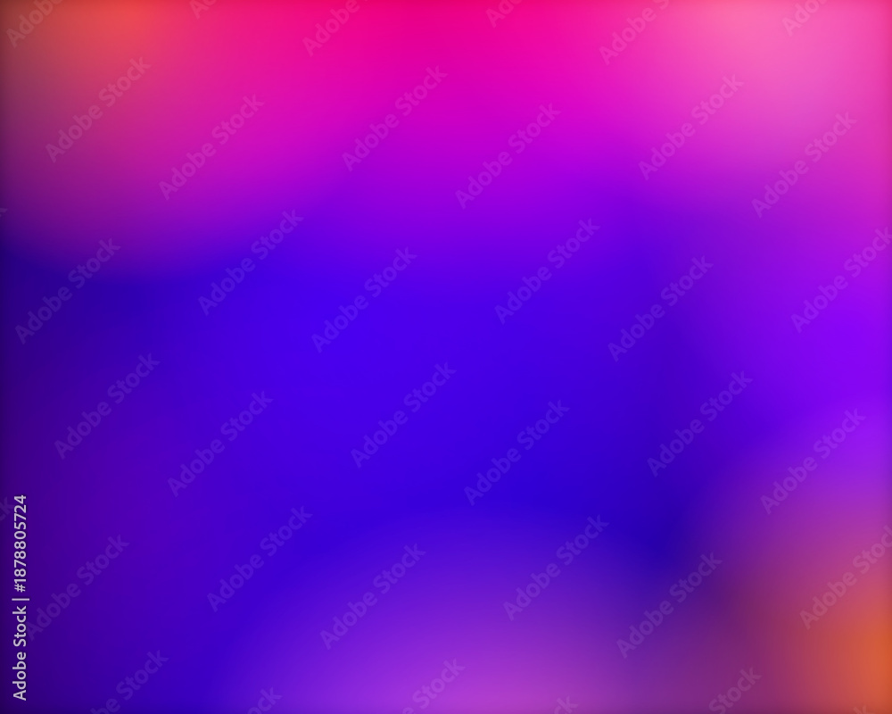 Fototapeta premium Abstract Blue Purple Gradient, Blur Background, Soft Color Texture, Modern Wallpaper, Cool Backdrop, Artistic Haze, Dreamy Design