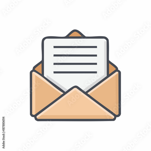 Generate article or letter vector icon with editable stroke.