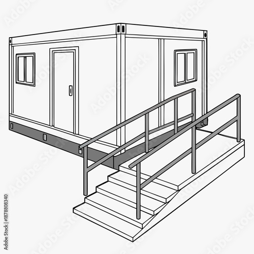 Portable Modular Construction Technology with Installation Guides for Accurate On-Site Assembly