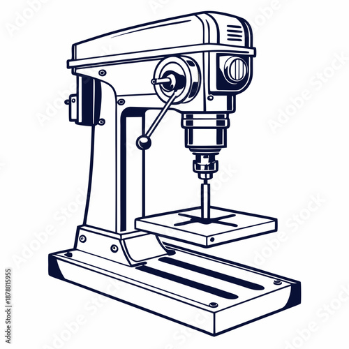 Precision drill press machine