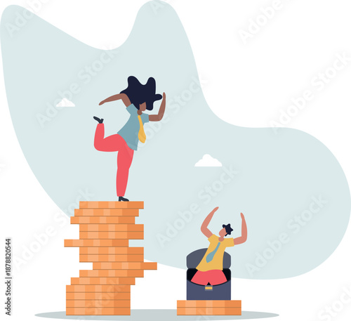 people with varying levels of success and income.