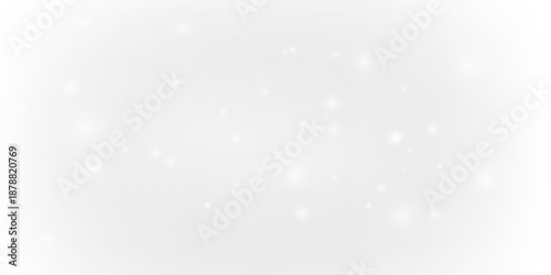 Fine white particles float smoothly, forming a soft glowing mist. Gentle sparkling highlights enhance the ethereal effect. PNG