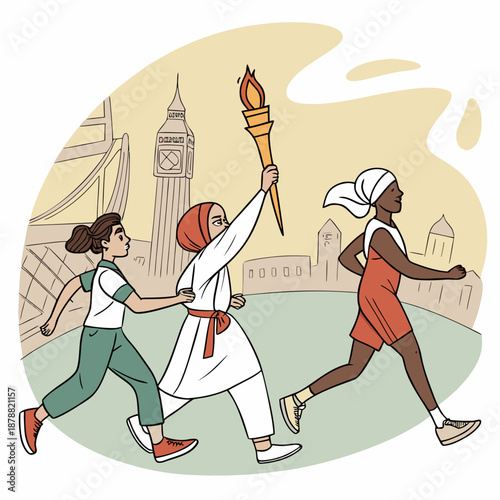 Running with the torch