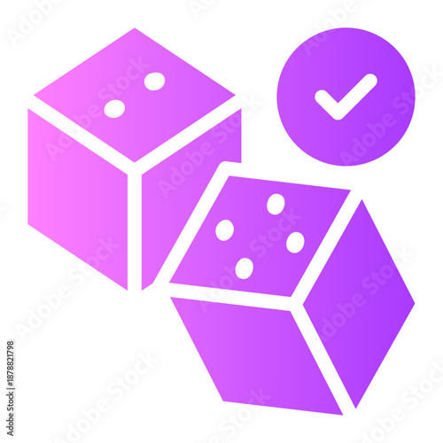 gambling gradient icon