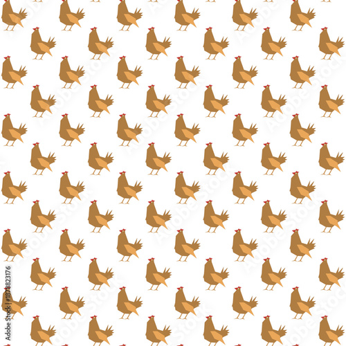 Tree mixed seamless pattern