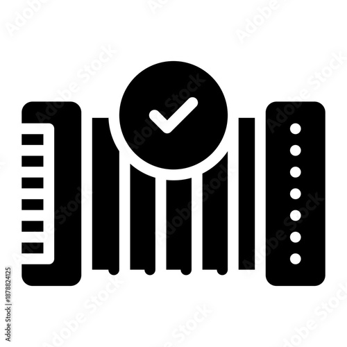 accordion glyph icon