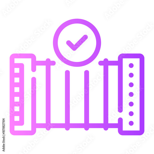 accordion gradient icon