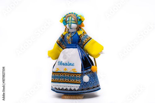 The Ukrainian motanka doll is an ancient amulet and symbol of Ukrainian culture, made without a face so as not to instill a soul in it. Instead of a face, a cross is often dangled to protect against e