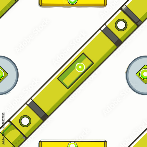 Yellow spirit levels pattern