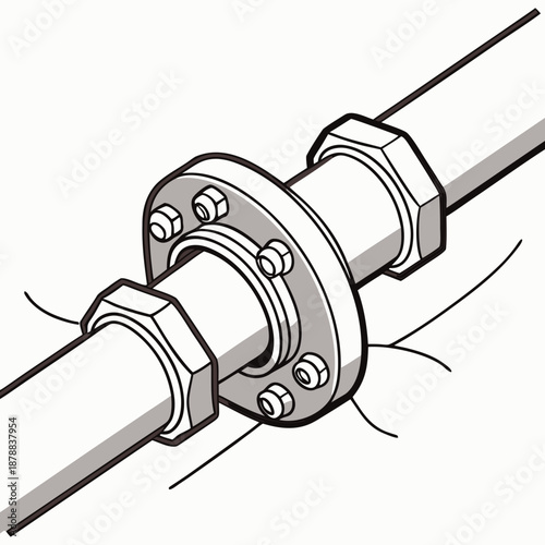 Mechanical coupling illustration