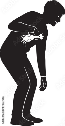 Man suffering from back pain